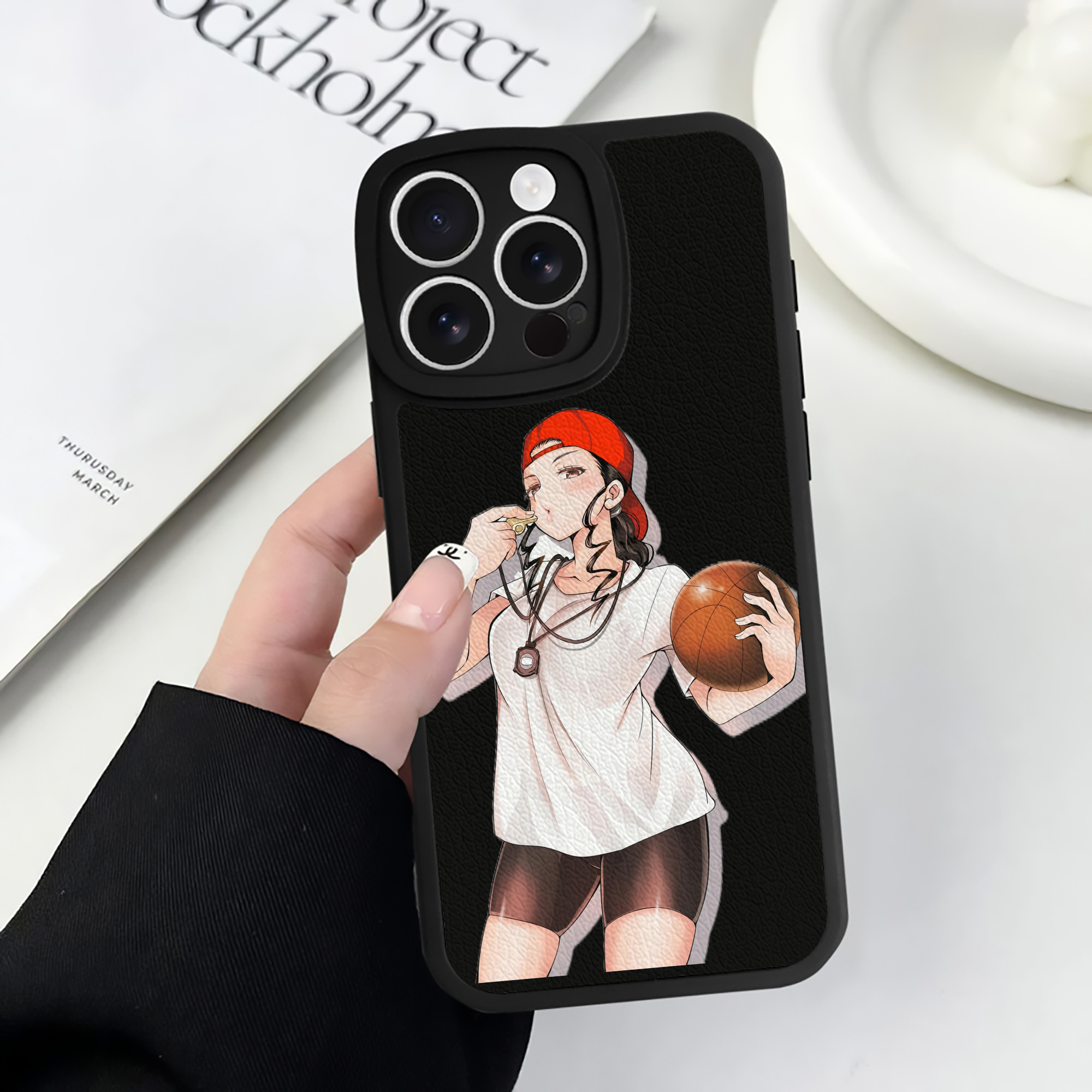（画像用） SLAM DUNK／スラムダンク 【iPhone 16シリーズ対応】シリコンスマホケース（レザー調） 材質：シリコン